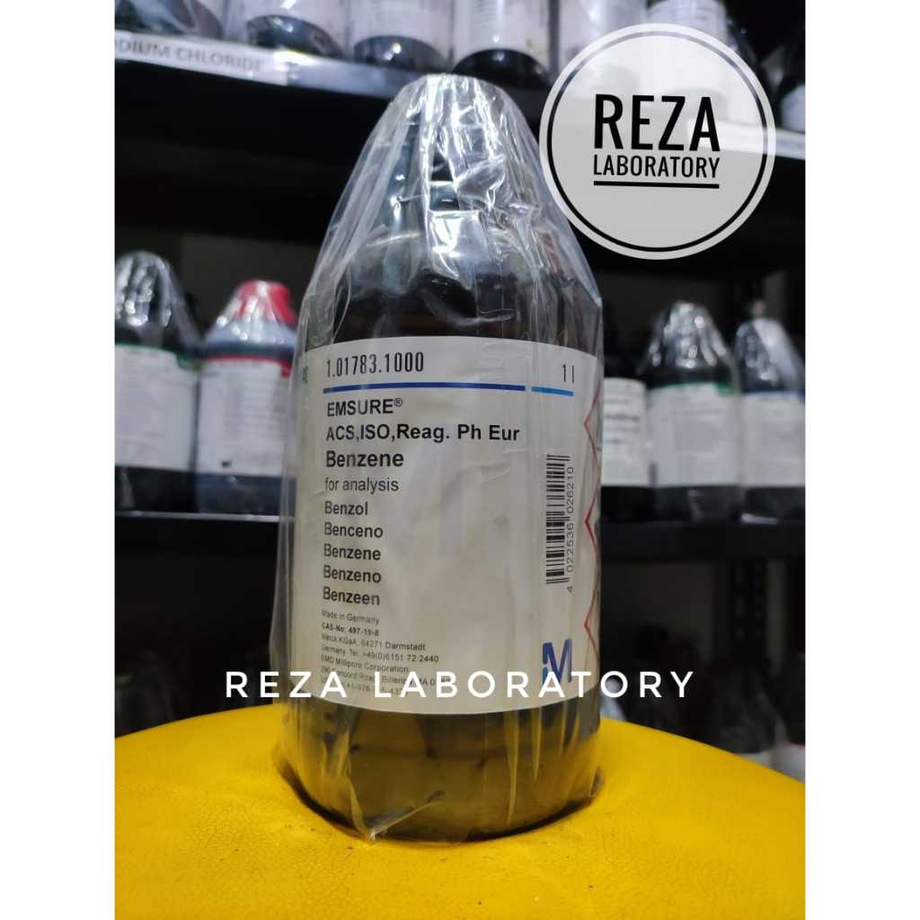 Jual BENZENE / BENZENA / C6H6 PRO ANALIS MERCK 101783 1L | Shopee Indonesia