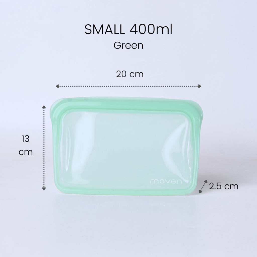 Jual MAVEN SMALL (400ML) Silicone Bag Food Grade Leakproof