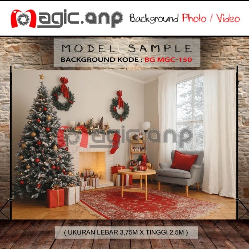 Jual Background Foto Studio NATAL | Shopee Indonesia