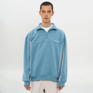 M231 Half Zip Wanderer Living Biru 0716A