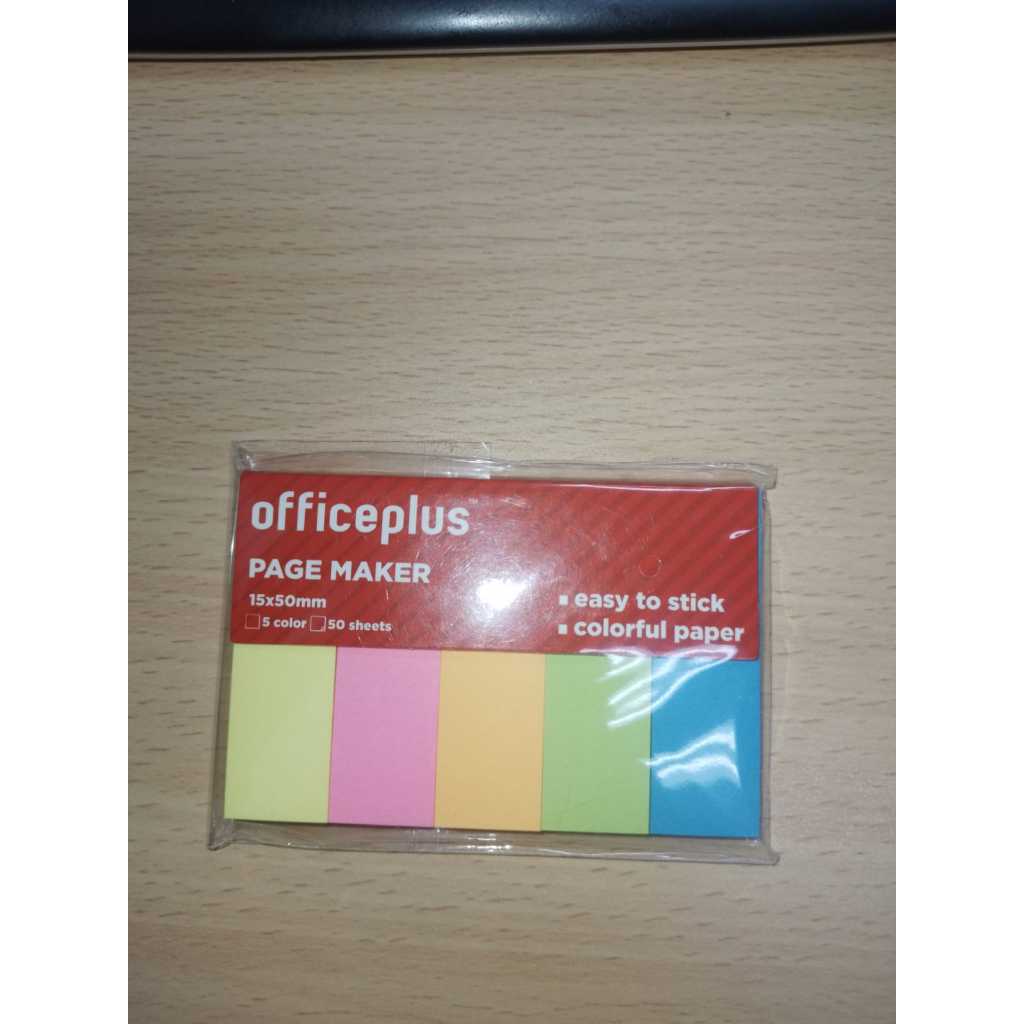 Jual Gramedia Bengkulu - Office Plus Page Marker Note 15x50MM 5 Colour ...