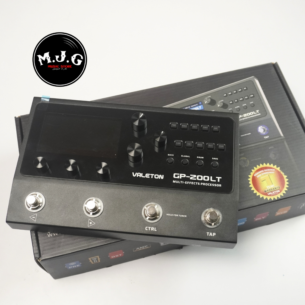 Jual Efek gitar valeton GP200LT GP200 LT multieffect processor pedal ...