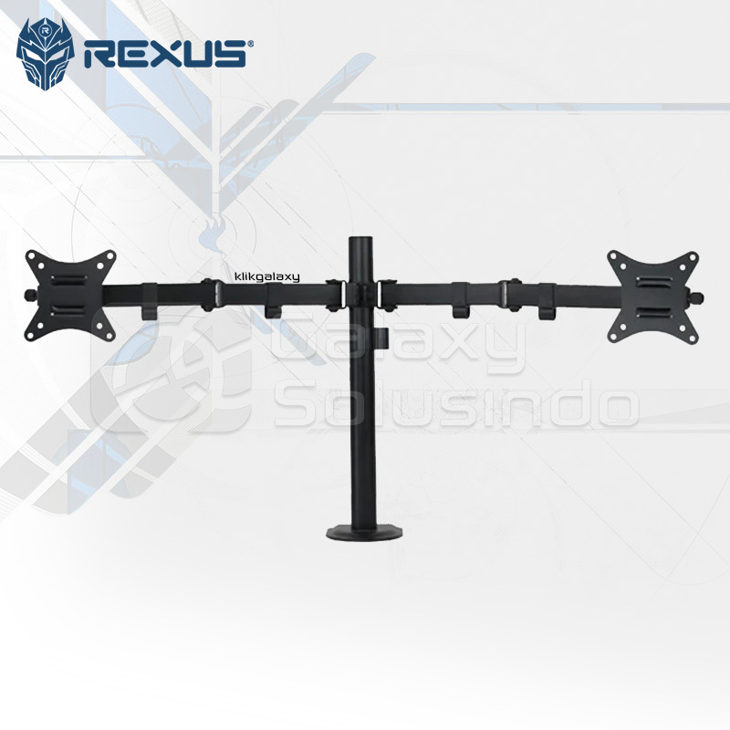 Jual Rexus DBM-02 17-32 Inch Double Arm Monitor Bracket | Shopee Indonesia
