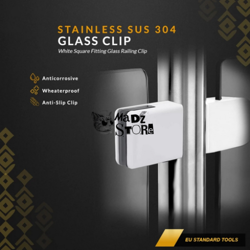 Jual Klem Clip Fitting Kotak Alat Penjepit Jepitan Sekat Kaca Railing ...