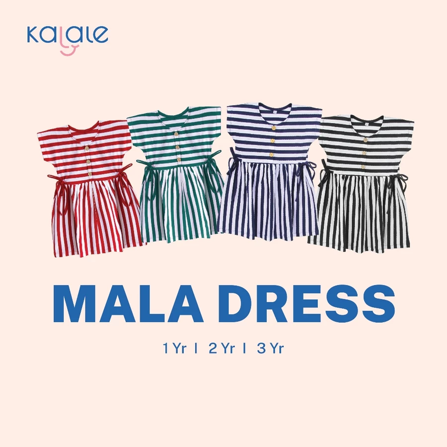 Mala Striped Dress