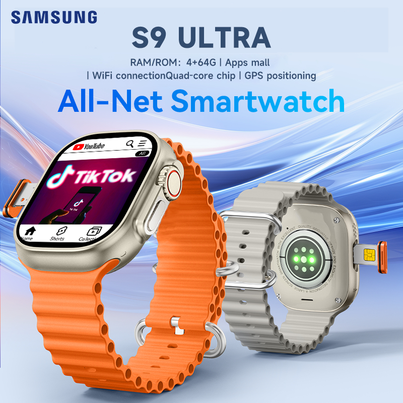 Jual [Bisa Hotspot]Samsung 4G LTE SIM Smartwatch S9 Ultra ROM/RAM
