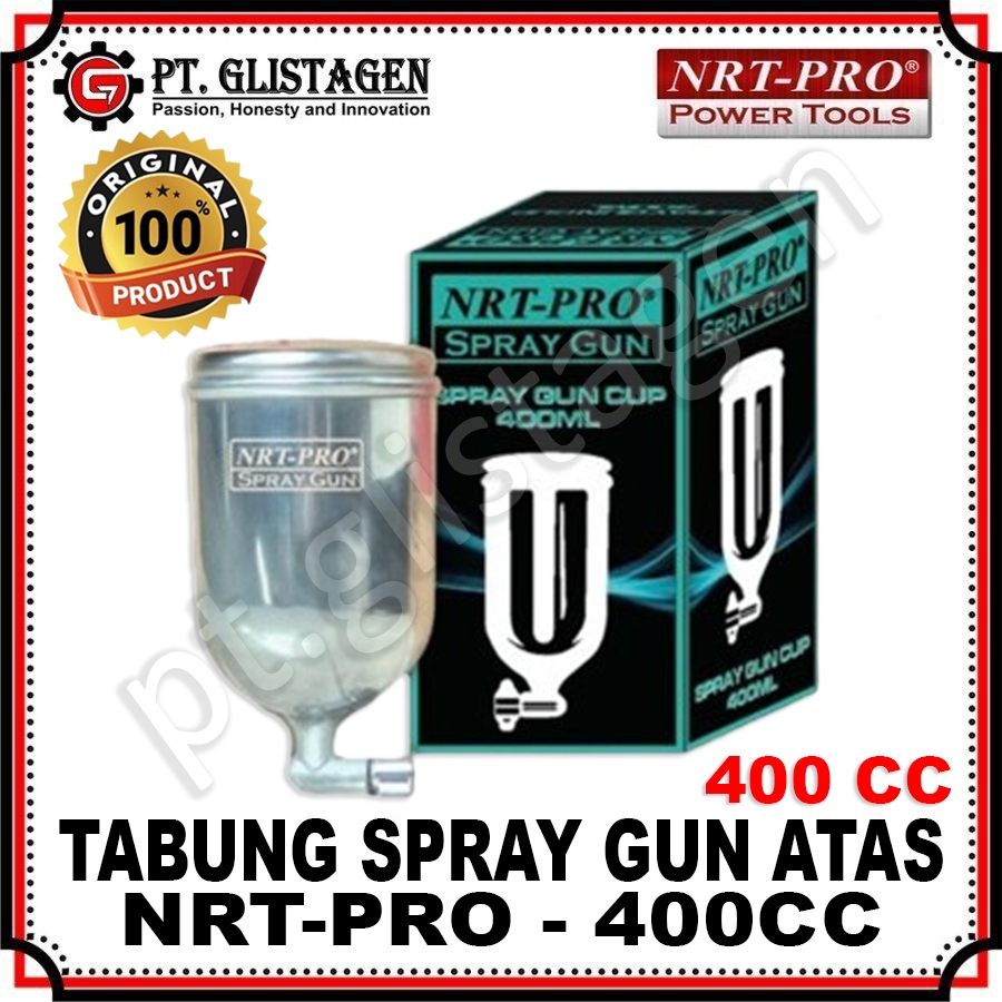 Jual Tabung SprayGun Spray Gun NRT-PRO F100 F75 K2 K3 R2 R3 400ml cup ...