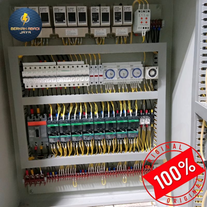 Jual panel kontrol pompa otomatis 8unit 2,2kw 1phase & 3phase | Shopee ...