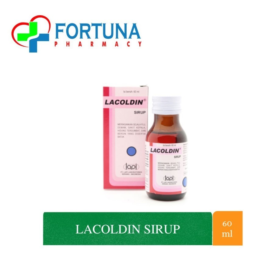 Jual LACOLDIN SIRUP | Sirup untuk Meringankan Gejala Flu, Demam, dan ...