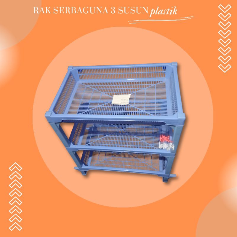 Jual Rak map serbaguna 3 Susun Plastik / Rak Susun 3 Plastik ...