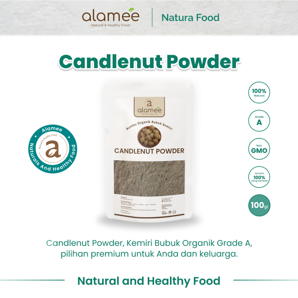 Jual ALAMEE Bubuk kemiri Candlenut Powder Bumbu Dapur Organik Masak ...