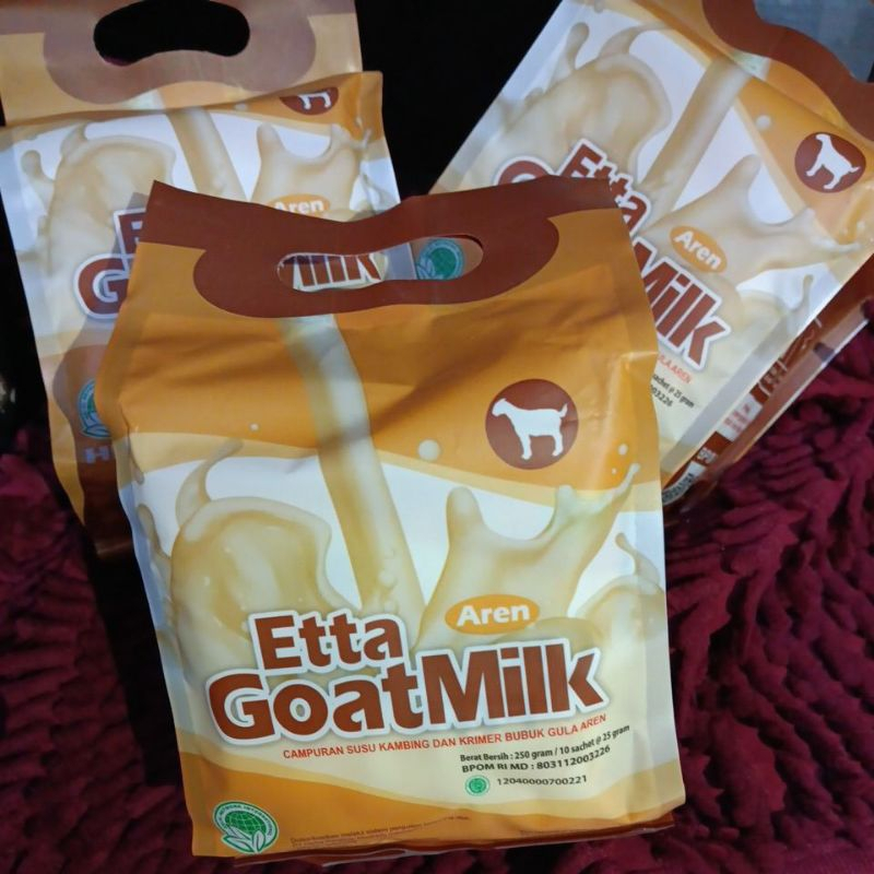 Jual Etta Goat Milk EGM Aren Hni - Isi 10 Sachet | Shopee Indonesia