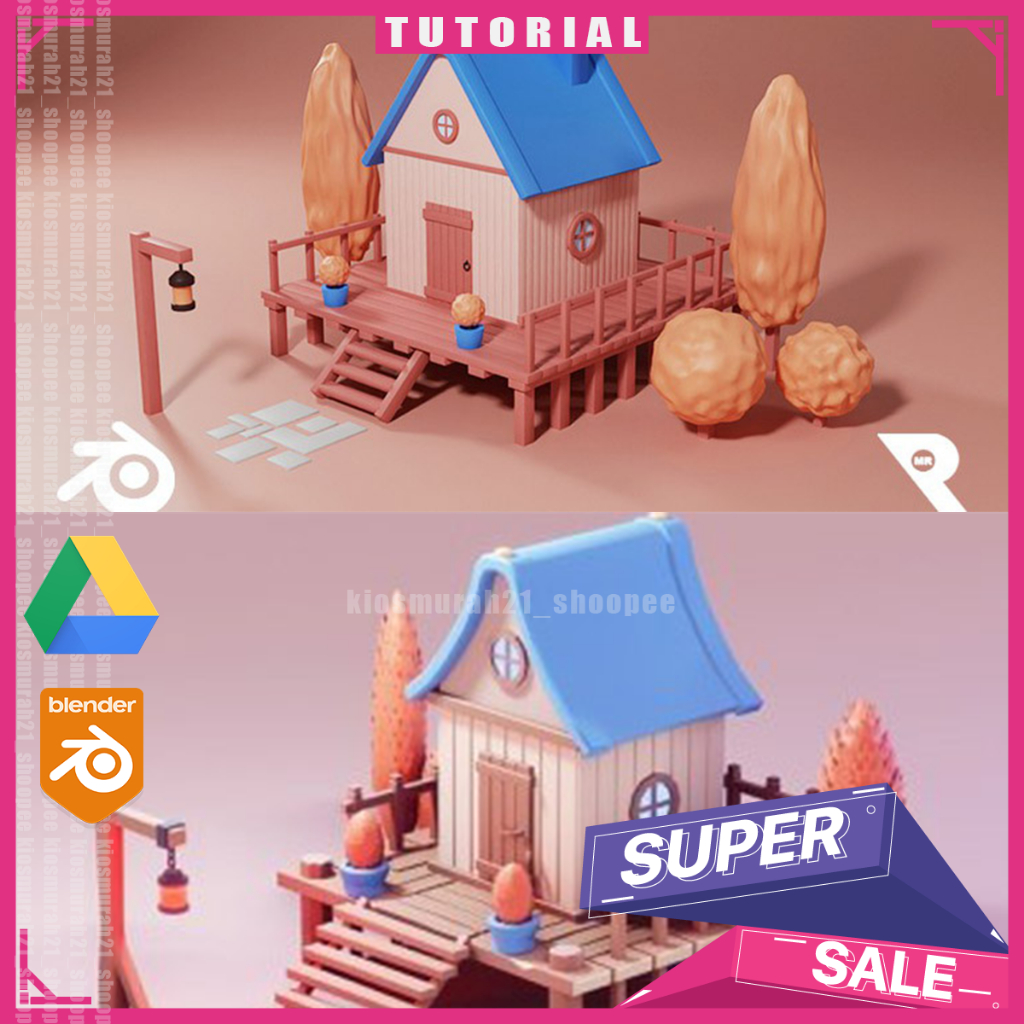 Jual Blender 3D - Complete Blender 3.0 Course Learn 3D Modelling for ...