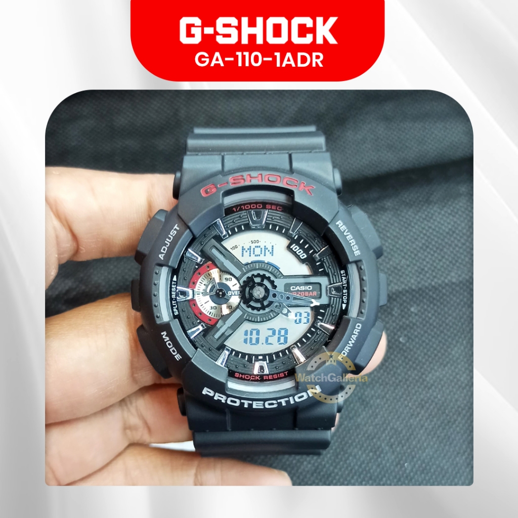 Casio G-Shock Analog Man GA-110-1ADR GA110 GA-110-1ADR