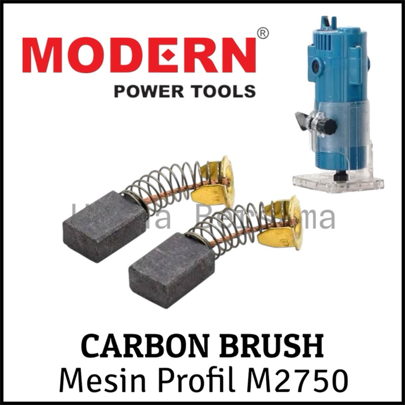 Jual MODERN BROSTEL FOR MESIN PROFIL KECIL MODERN M2750 / CARBON BRUSH ...