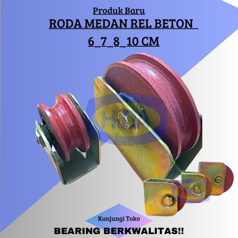 Jual Roda besi cor Roda medan Roda pagar pintu henderdon ukuran ...