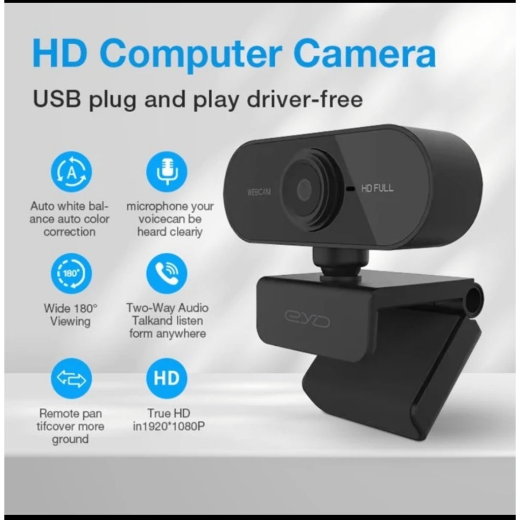 Jual EYD 4K Webcam Laptop USB Live Streaming Camera Full HD PC Kamera ...