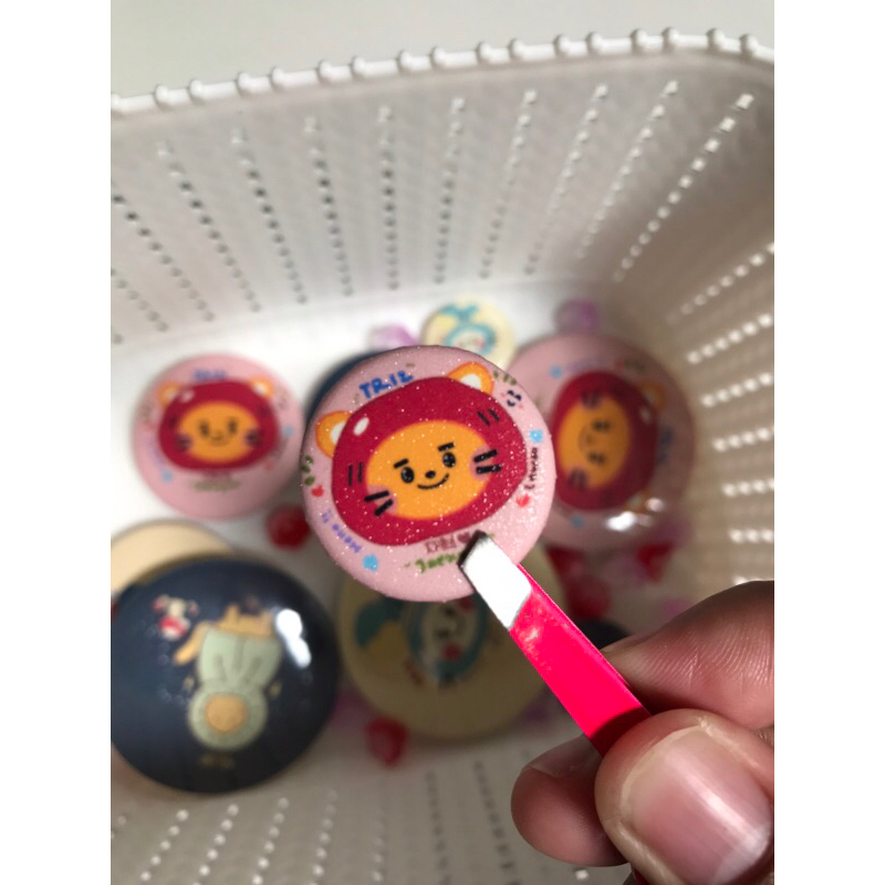 Jual (CUSTOM)Pin Button|Your Design|Glossy Glitter Matte 25mm 44mm 58mm ...