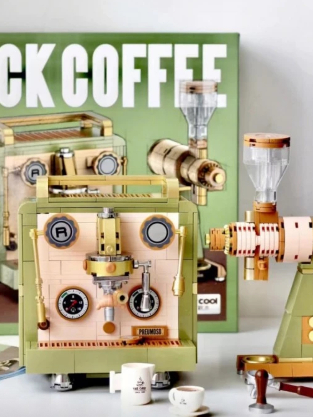 Jual BRICK BLOCK MINIATUR MESIN KOPI COFFE MACHINE MAKER GRINDER ...