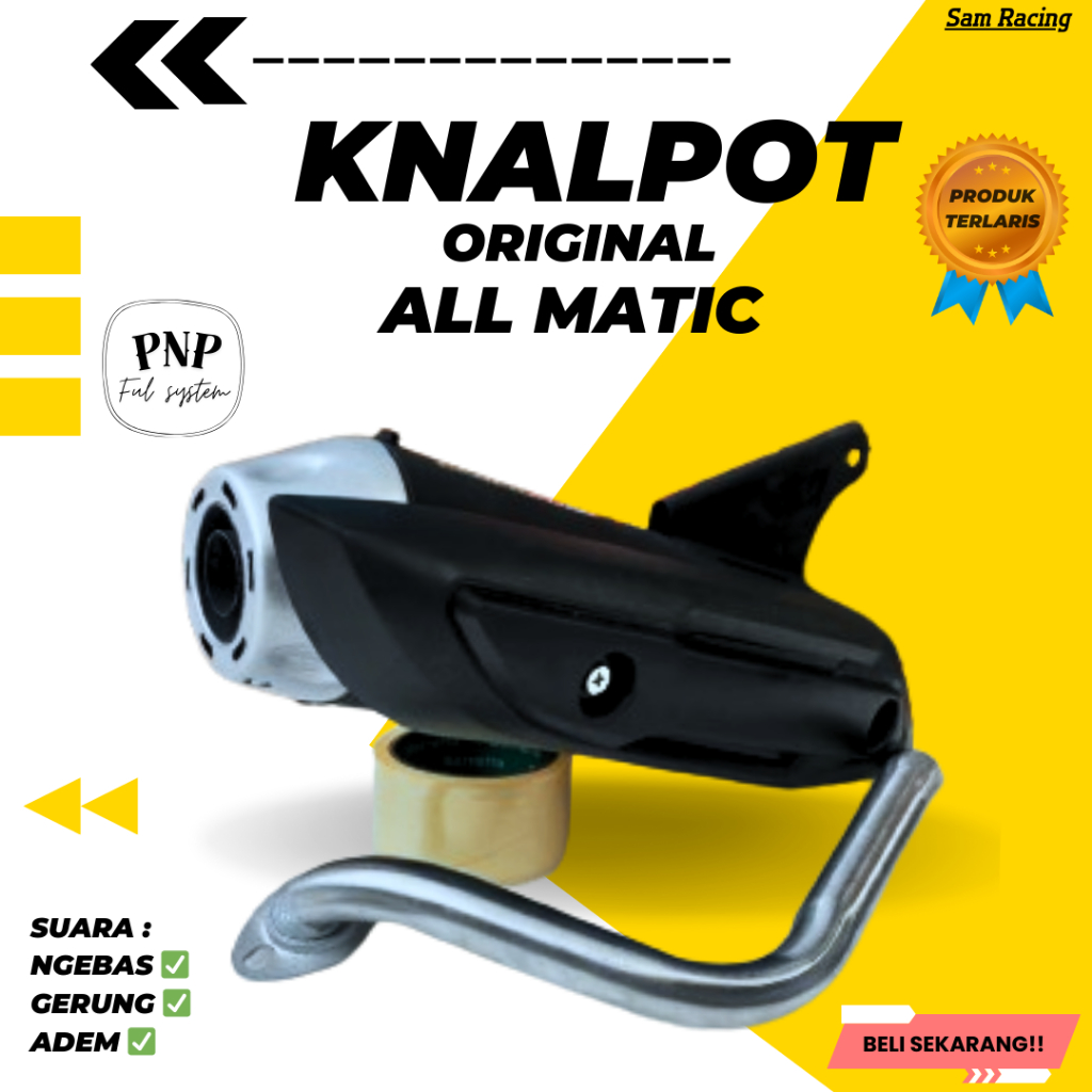 Jual KNALPOT TJEM STANDAR MATIC MOTOR RACING BEAT VARIO MIO PCX NMX ...