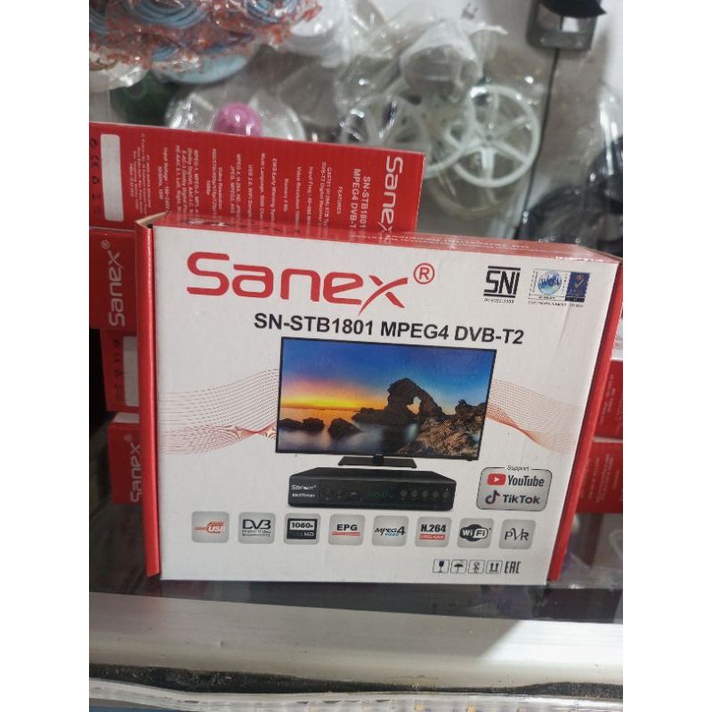 Jual STB SANEX DVB T2 PENYALUR SIARAN TV DIGITAL SN-STB 1801 | Shopee ...