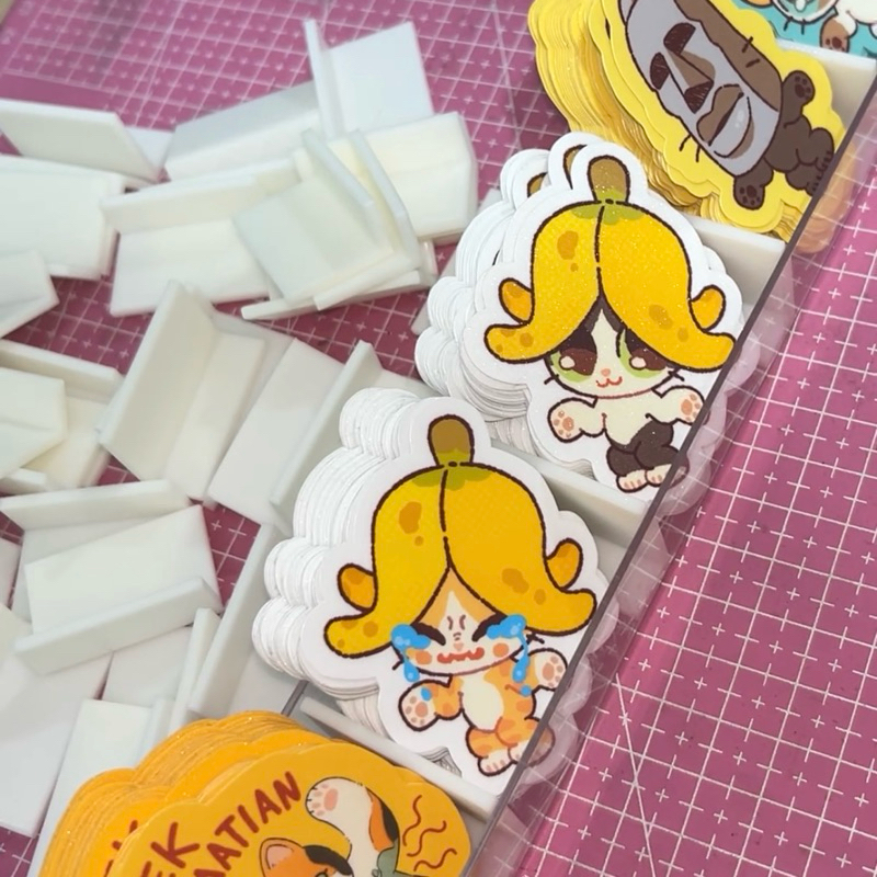 Jual (PER 8PCS) Sekat Rak Akrilik Untuk Display Sticker | Shopee Indonesia