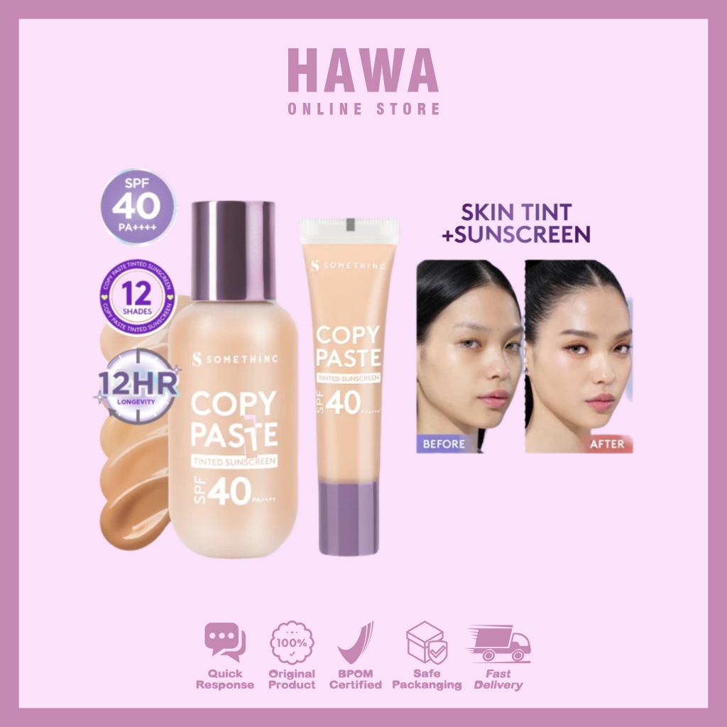 Jual SOMETHINC Copy Paste Tinted Skin Tint Sunscreen SPF 40 PA ...