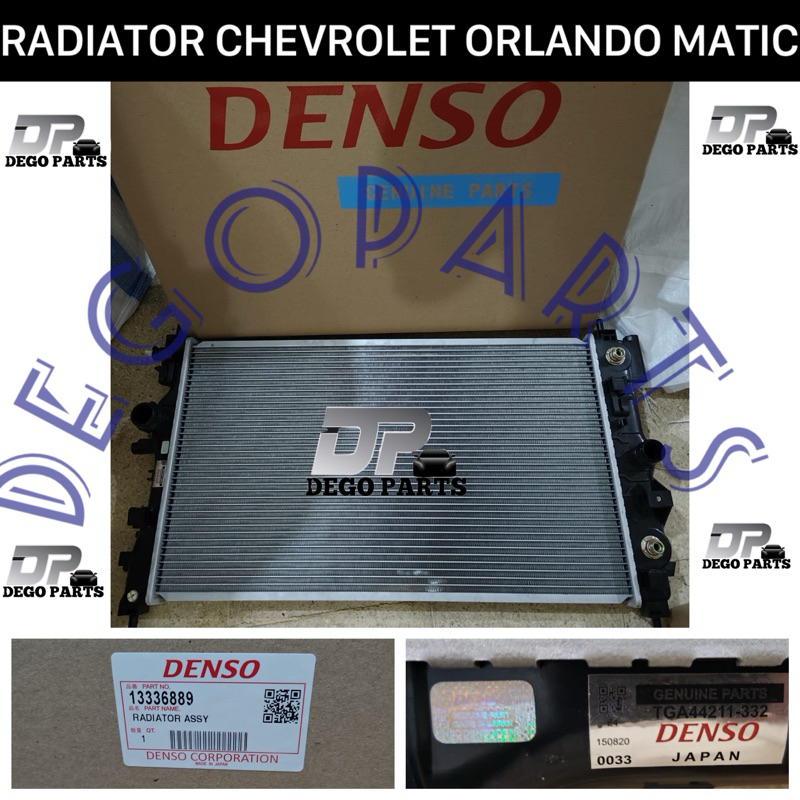 Jual RADIATOR ASSY CHEVROLET ORLANDO MATIC ASLI ORIGINAL DENSO JAPAN ...