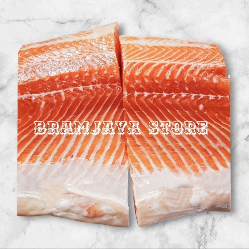 Jual SALMON FILLET PREMIUM 100% FRESH @1kg [sashimi-grade] | Shopee