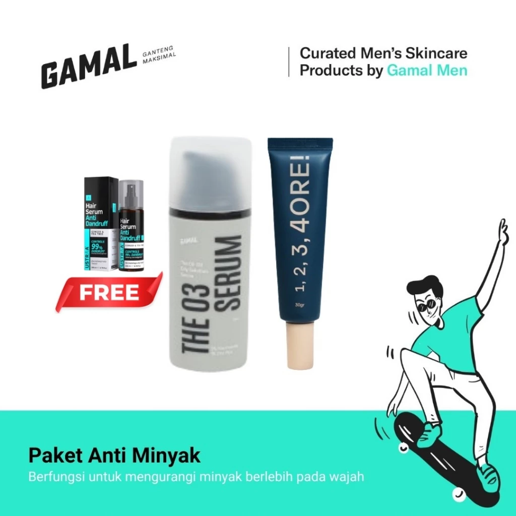 Paket Anti Minyak (O3 Serum + Pore Primer)