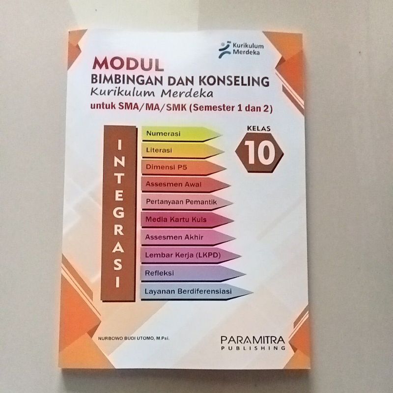 Jual Paramitra Publishing Modul Bimbingan dan Konseling Kurikulum ...