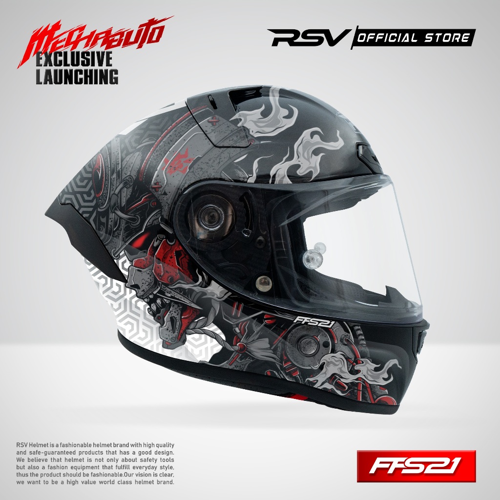 Jual Helm RSV FFS21 Mechabuto Full Face - Limited Series & Exclusive ...