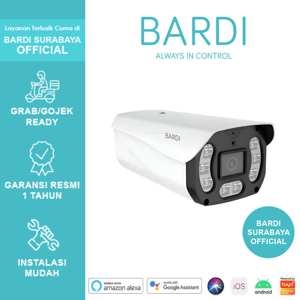 Jual BARDI SURABAYA OFFICIAL Smart IP Camera Outdoor Static with POE ...