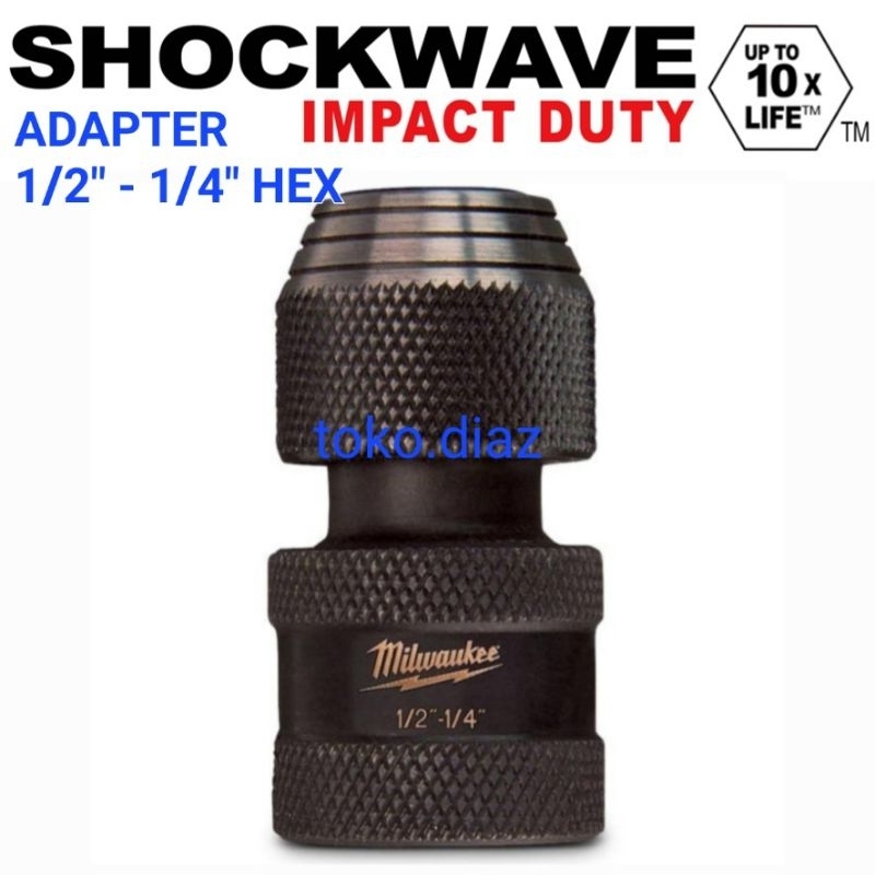 Jual Milwaukee Shockwave Adapter Impact Duty 1/2