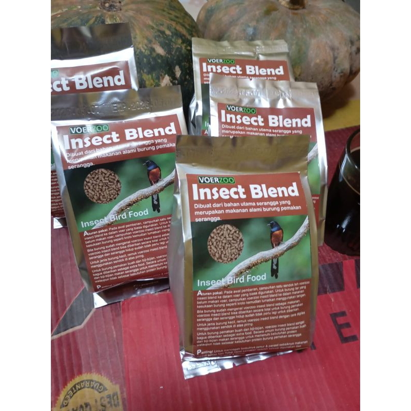 Jual Voerzoo Insect Blend 225gr - Pakan Burung Murai,Kacer,Cendet ...