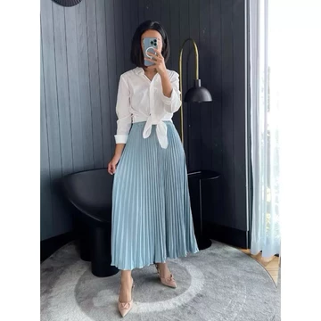 Rok Plisket Mayung Premium Adem Nyaman Fit To XL