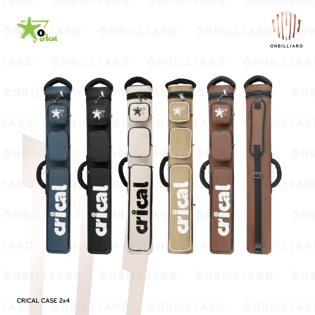 ビリヤード Billiards cue and Crical Cue case Crical】Pool Cue Case with 6 Holes 2*4 case 2 butts 4 shafts