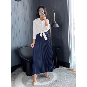 Rok Plisket Mayung Premium Adem Nyaman Fit To XL