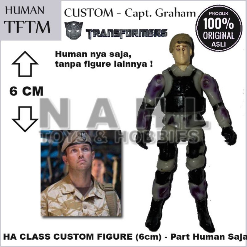Jual Human Captain Graham (TFTM) - Custom dari Human Lennox Lepasan ...