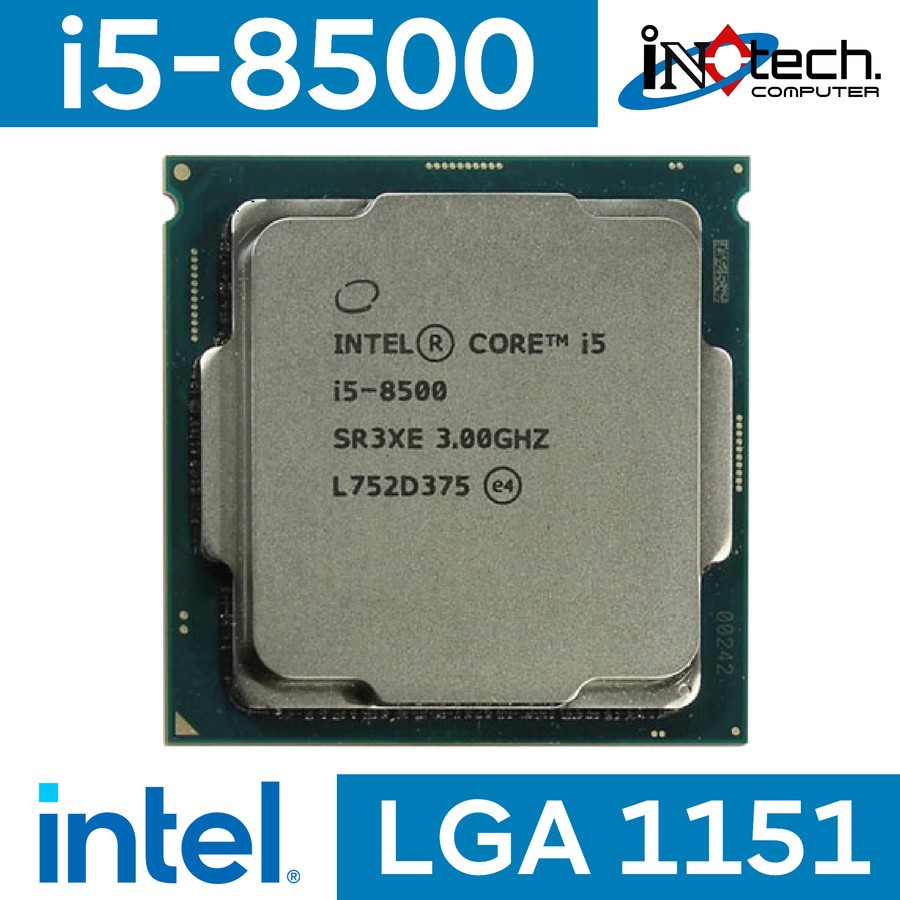 Intel Core i5 8400 8500 Tray Coffee Lake LGA 1151 Prosesor PC Rakitan  Upgrade CPU Second