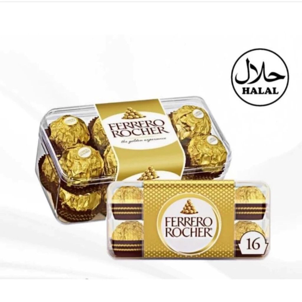 Jual Coklat Fererro Rocher T16 Isi 16 Pcs | Shopee Indonesia