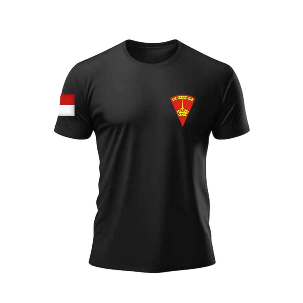 Jual kaos distro army KORPS MARINIR lengan pendek | Shopee Indonesia