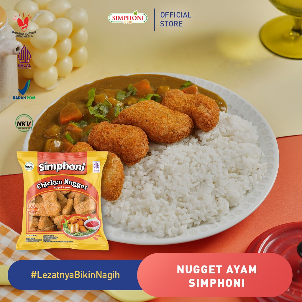 Jual Simphoni Chicken Nugget Crispy 500g/225g [HALAL] | Shopee Indonesia