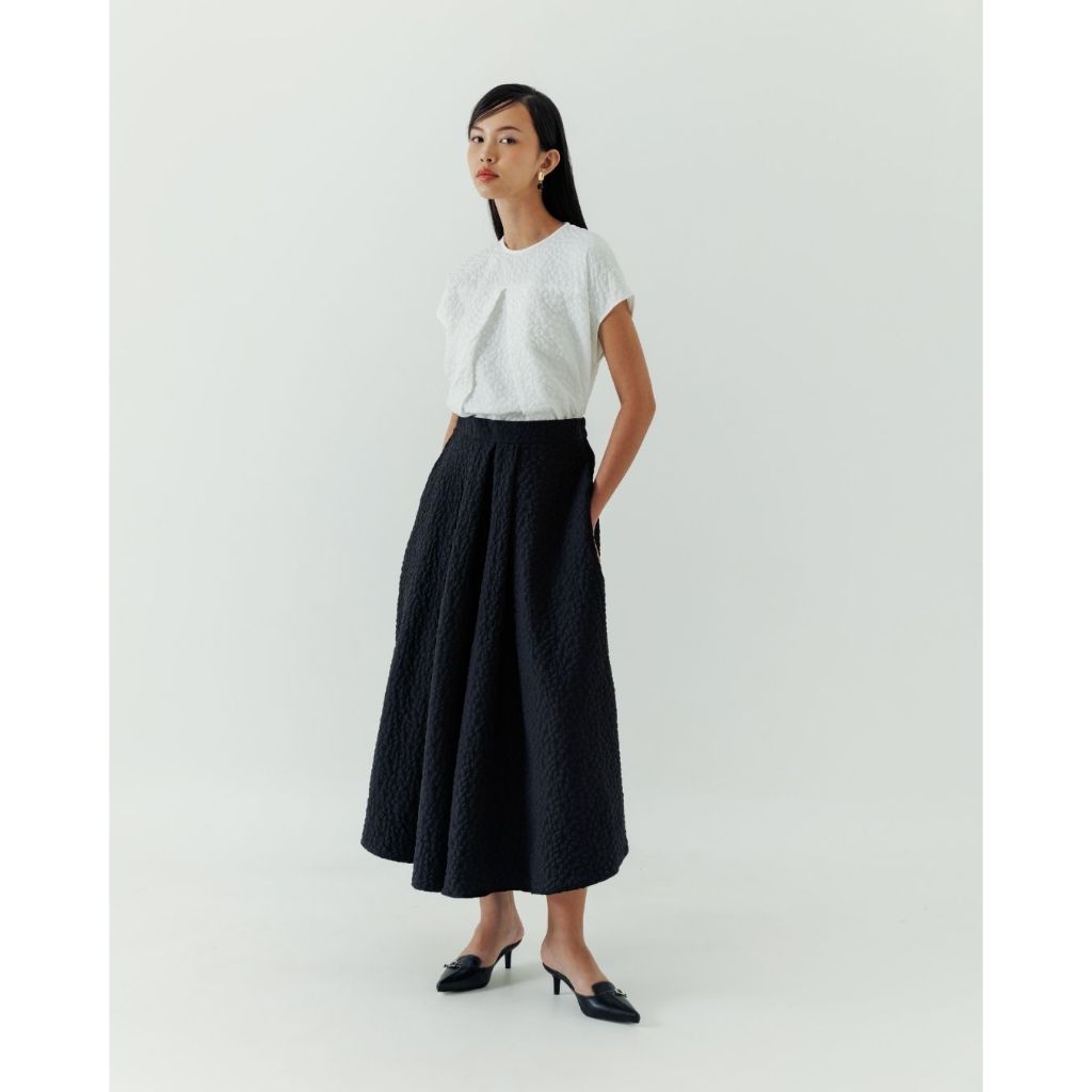 Jual PAFON Nola Skirt - Black | Shopee Indonesia