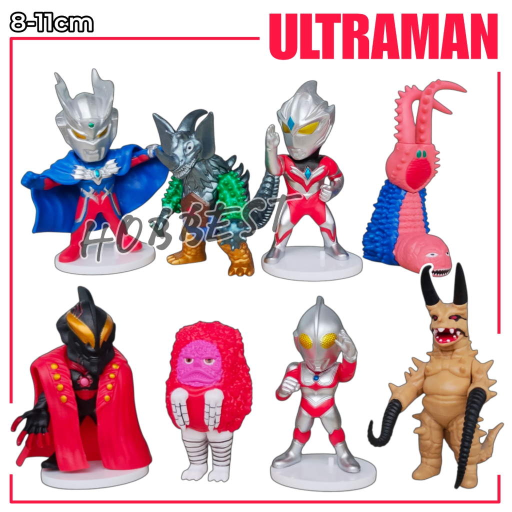 Jual Action Figure ULTRAMAN set - Miniatur Topper Kue Pajangan Mainan ...