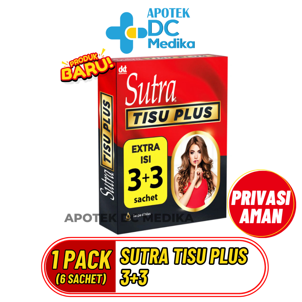 Jual Sutra Tisu Plus / 3 / 3+3 / sachet / Tissue Magic / Tisu Magic ...