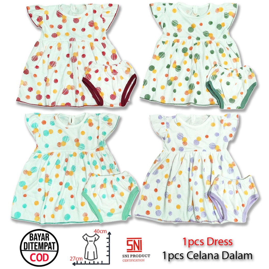 Little M Satuan Full Print Daisy Celana Dalam Bayi Perempuan main image 0