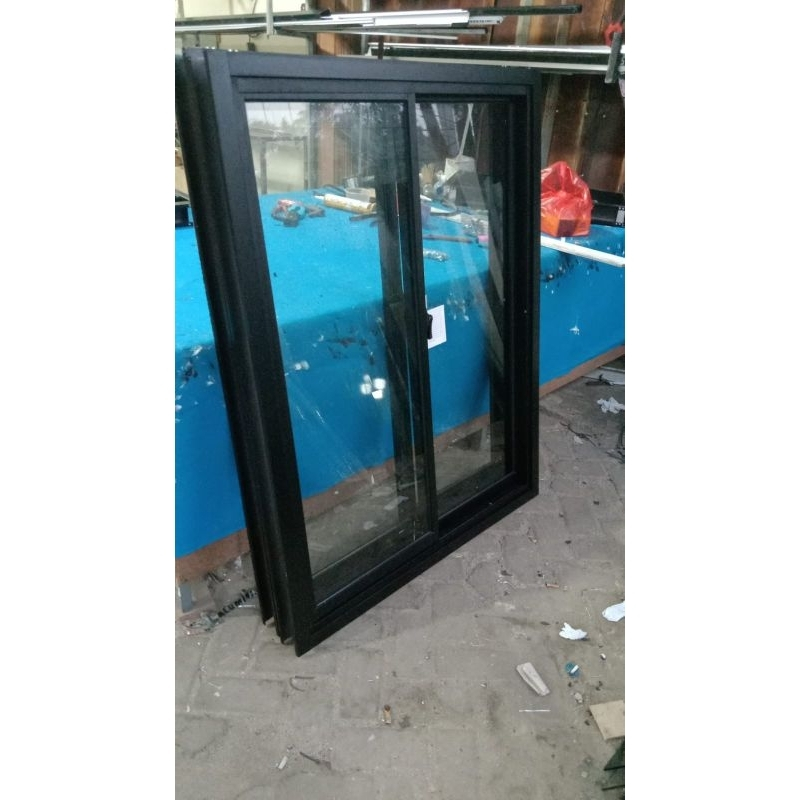 Jual Jendela Sleding Alumunium L 80 x T 120 3 inci kaca 5 lmm tersedia ...
