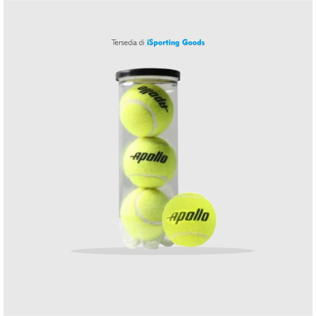 Jual TENNIS BALL / BOLA TENIS APOLLO FORT ALL COURT | Shopee Indonesia