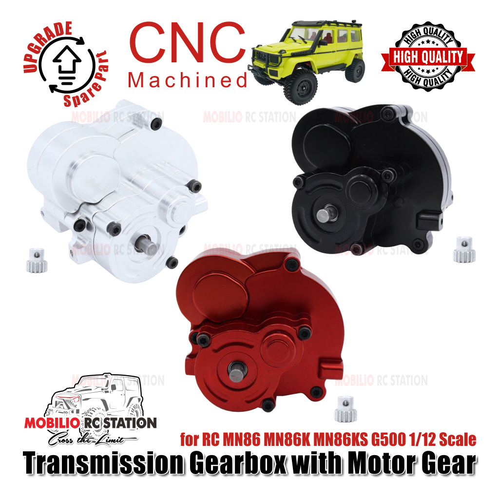 Jual Upgrade Part - Metal CNC Transmission Gearbox for RC MN86 MN86K ...